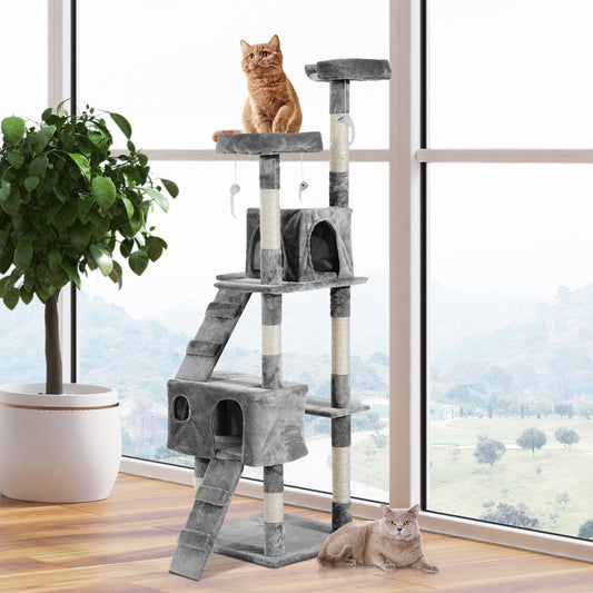 Cat scratching tower activity centre