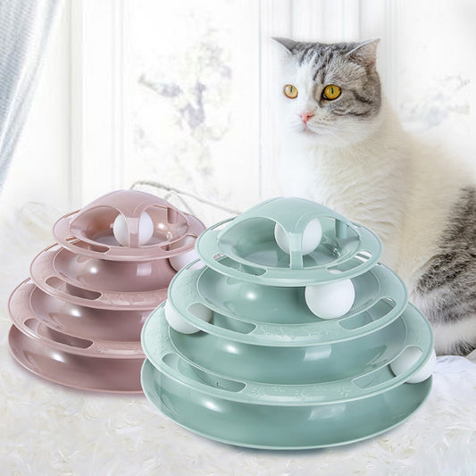 Cat toy / ball tower - Interactive boredom buster