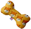 Bone shape dog toy - Tally the Tiger